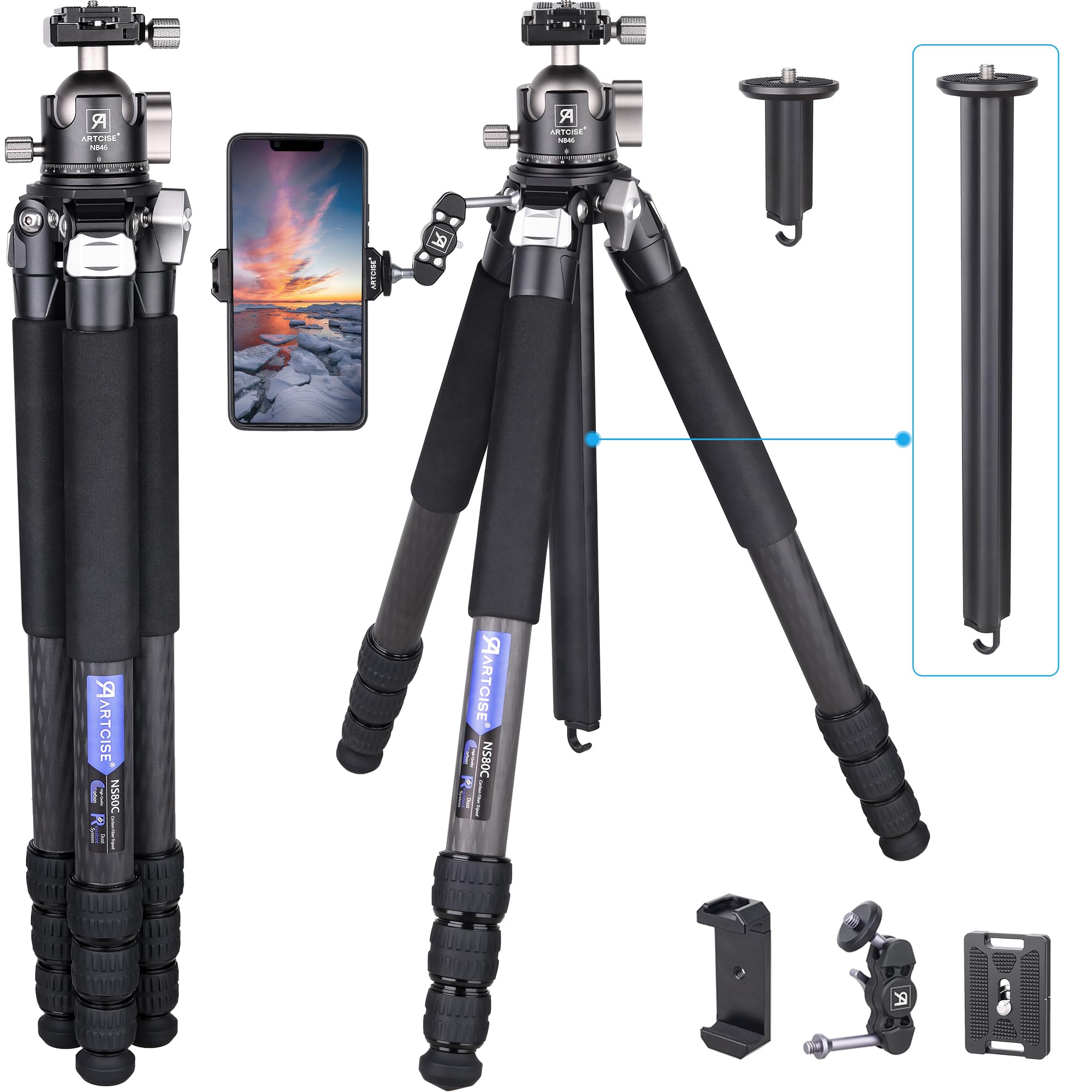 Amazon.com : ARTCISE Compact Travel Camera Tripod Special-Shaped